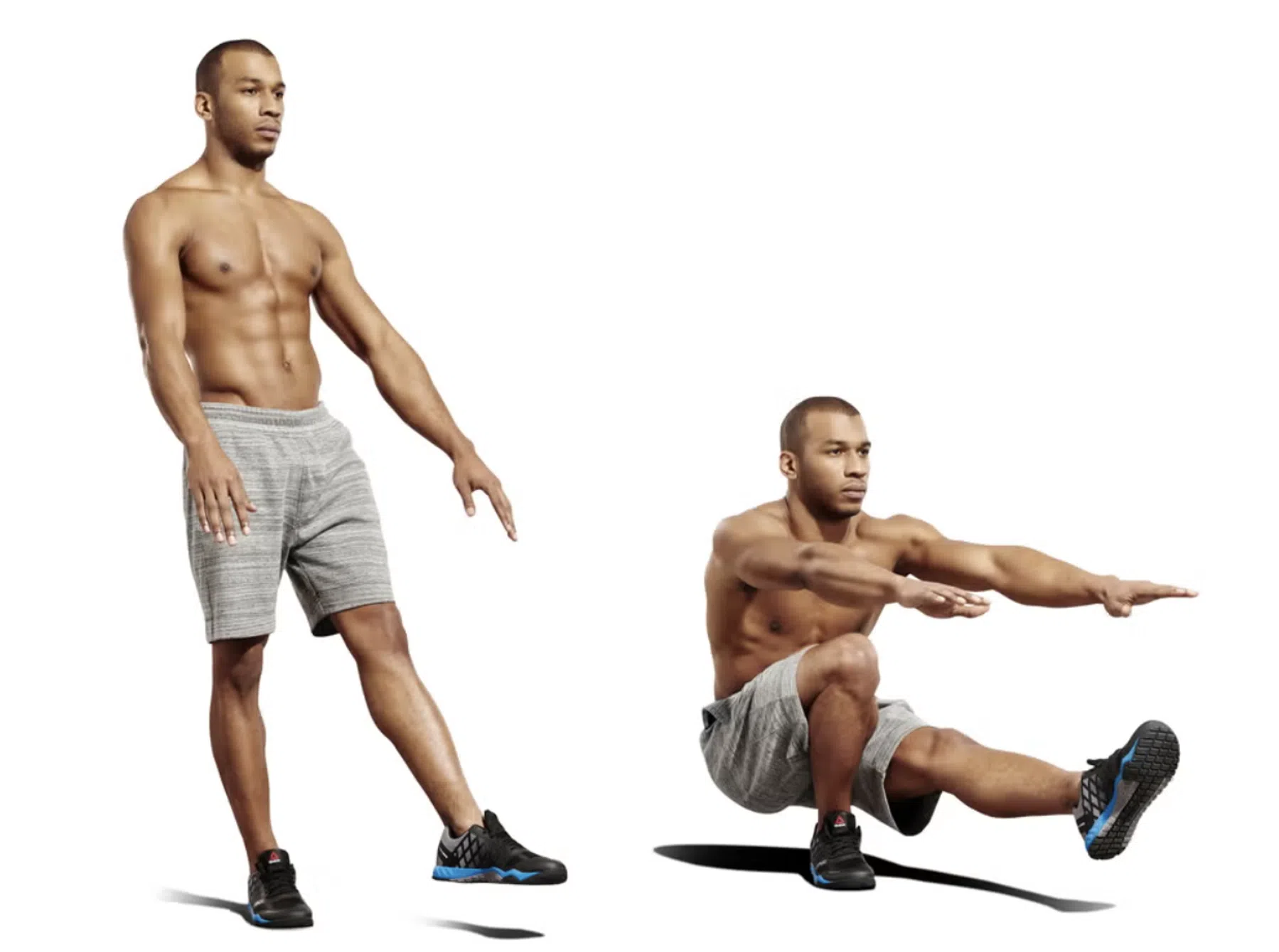 Alternating pistol squat x 20